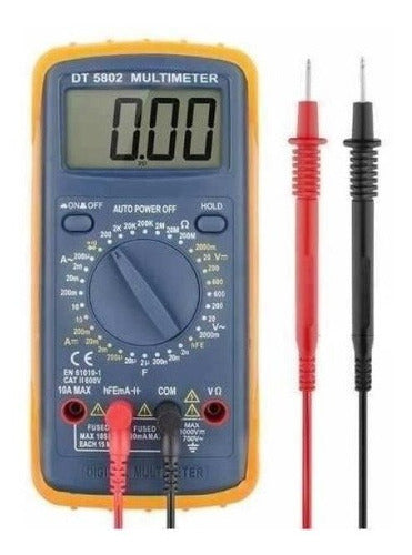 Ruhlmann Digital Multimeter Tester Frequency Capacity DT 5802 0