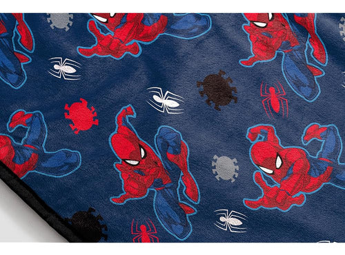 ~? Manta De Peluche Marvel Spiderman - Medidas 50 X 60 Pulga 1