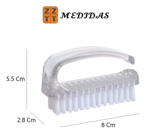 Make Nail Cleaning Brush Set / 2 Units ZZTT 1