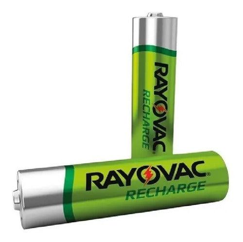 Rayovac 4-AA/AAA Battery Charger with 2 AA Batteries 1