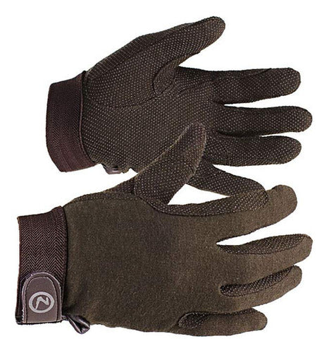 Horze Adjustable Cotton Equestrian Riding Gloves 1