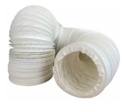 Eltrompo Expandable Corrugated PVC Pipe 110mm for Extractor 5m 0