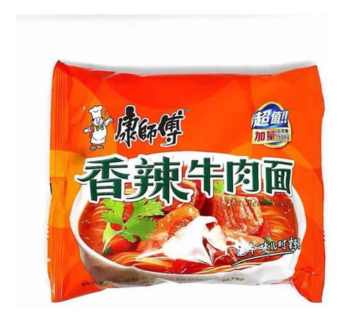 Fideo Instantaneo Sabor Carne Picante 100 Gr - Origen China 0