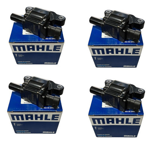 Mahle Ignition Coil Set X 4 for Chevrolet Onix 1.4 8v 2013 Onwards 0