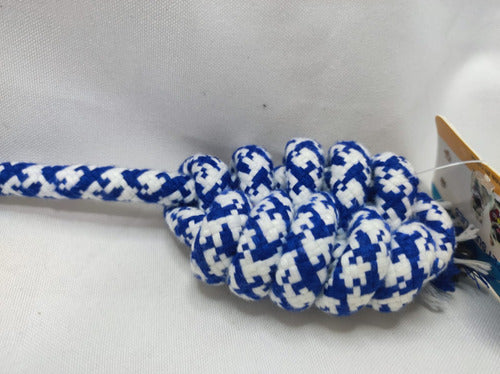 XCF Pet Supplies Dog Toy Braided Cotton Rope Ball Tugger 3