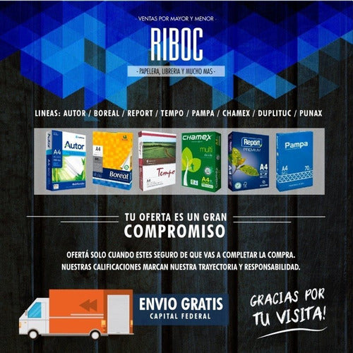 Autor Resma A4 90g Consultar Envio Gratis Cap. Fed - Riboc 2