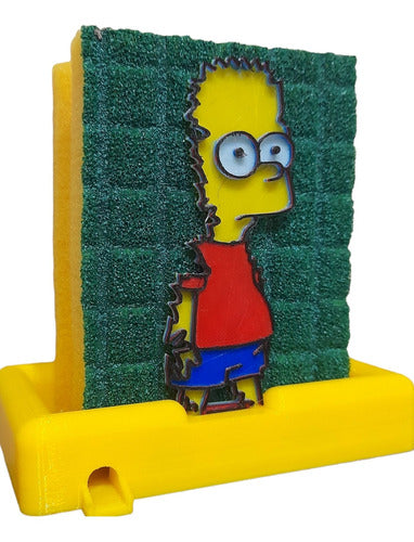 Porta Esponja Bart Simpson Cocina Decoracion Novedad 0