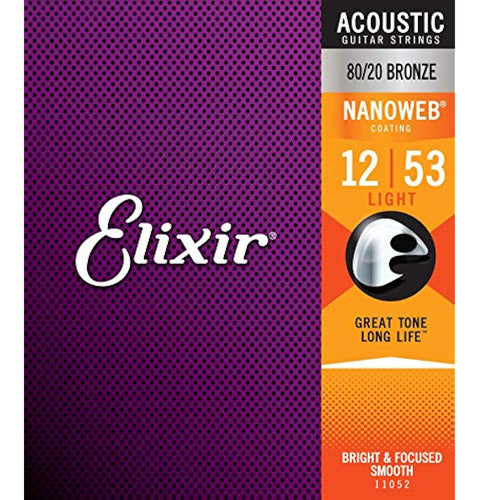 Elixir Strings 80/20 Acoustic Guitar Strings Bronze 0