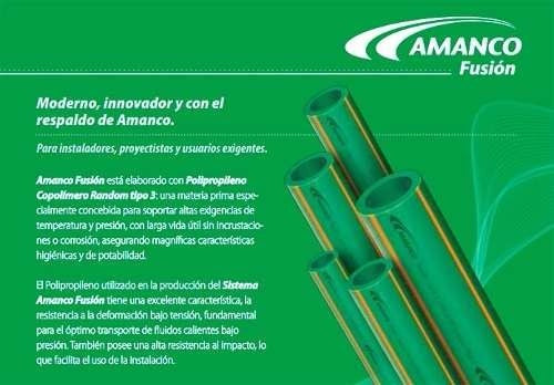 Amanco Caño Fusion Termofusion 32mm Pn20 Agua Fria Caliente 2