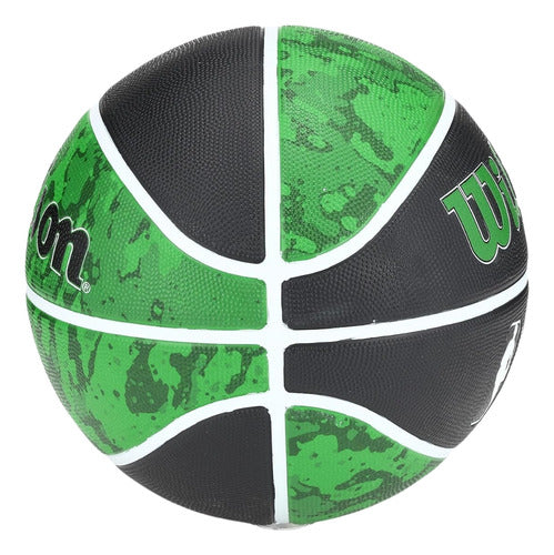 Bola De Basquete Nba Team Tiedye Bos Celtics 7 + Bomba De Ar 6