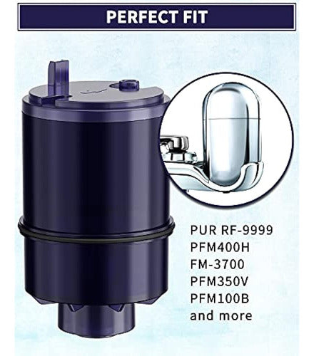 Fil-fresh Water Filter Reemplazo Para Pur Rf-9999, Pfm400h, 1