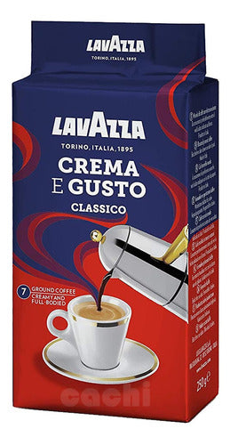 Cafe Lavazza Crema E Gusto 250gr De Maquina Molido 0