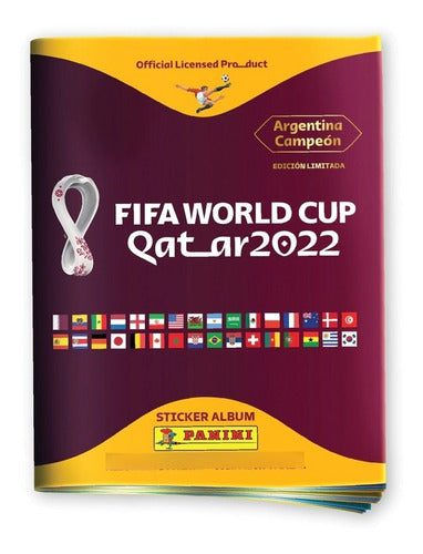FIFA World Cup Qatar 2022 Argentina Champion + 34 Stickers Album 0