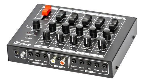 Mixer Mini Consola De 10 Canales - 5 Stereo - Naudio Mix1000 3