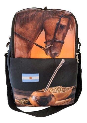 DuCant Matero Backpack Bag - Horses Design 0