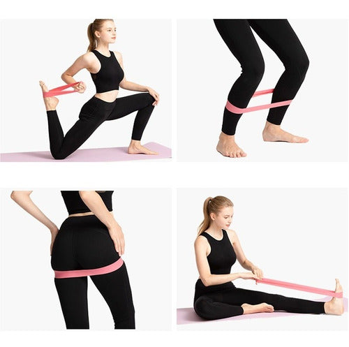 Bandas Elásticas Circulo Yoga Fitness X 3 1