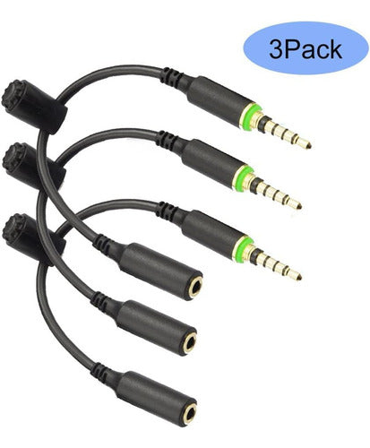 Seadream 3-Pack Replacement Headphone Extension Cable Wire Co 1