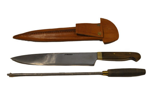 Handcrafted Mission N16 Knife Set with Sharpener 0850 0