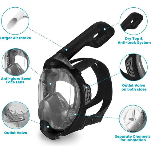 Jwintee Full Face Snorkel Mask 1