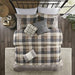 Juego De Edredón Madison Park Ridge-cabin Lodge Plaid Herrin 1