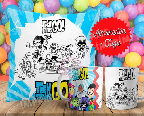 Plantillas Almohadones Tazas Colorear Dia Del Niño Infantil 6