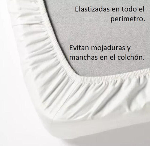 Fundas Impermeables Para Colchón Cubre Colchón Impermeable Antiácaro 3