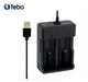 Cargador Usb Universal Pilas Aa Aaa Bateria Recargables Febo 2