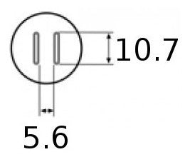 Hony/VT-POWER Hot Air Soldering Station Nozzle 5.6x10.7mm 1