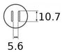 Hony/VT-POWER Hot Air Soldering Station Nozzle 5.6x10.7mm 1