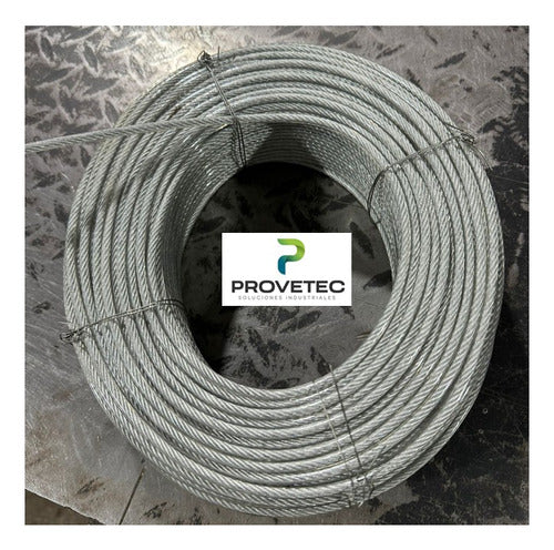 Provetec Cable De Acero Multigym Gimnasio Reforzado Forrado 5mmx20mts 5