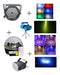 Electrocenter Combo Led Dj Party Lights Ball + Proton 36 + Laser + Flash 7