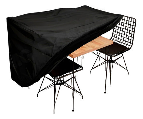 Waterproof Rectangular Outdoor Table Cover with 4 Chairs 7