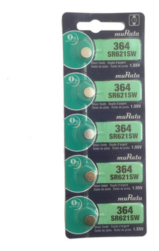 Renata Murata 364 Silver Oxide Batteries - Box of 100 Units 2