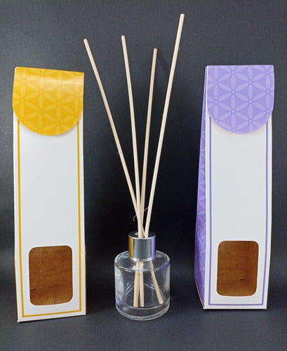 JAB Pack of 3 50ml Aromatizers with Rattan Sticks and Box 1