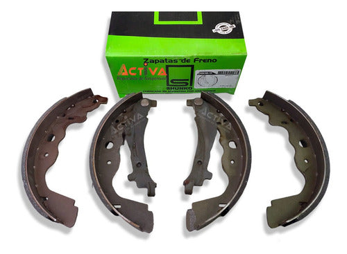 Set Rear Brake Shoes Bands Renault Kangoo II2 18/... Shunko 0