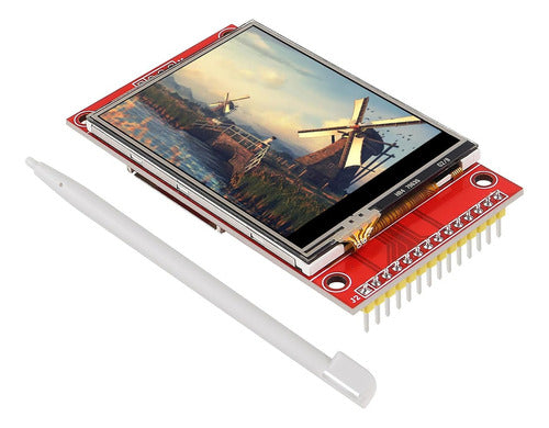 Display Lcd Color Tft 2.4 240x320 Spi Sd Ili9341 Tactil 1