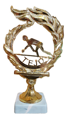 Trofeo Plástico Tejo 15cm Souvenir 0