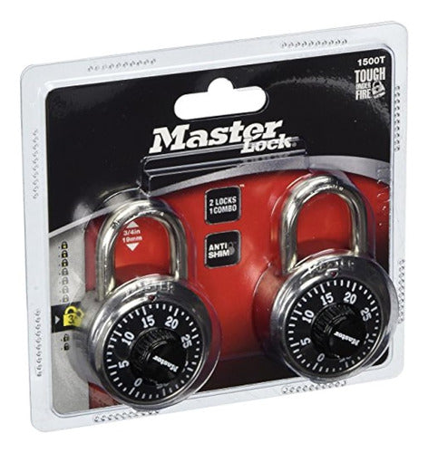 Master Lock 1500t Combinationalike 4 Pack Contiene 2 Locks 8 0