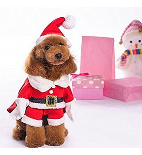 Mogoko Santa Claus Costume for Dogs and Cats - Christmas Pet Costumes 3