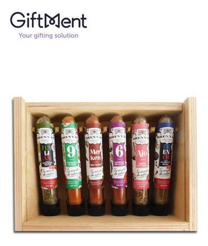 Brennan Gourmet Wooden Spice Box - Gifts 0