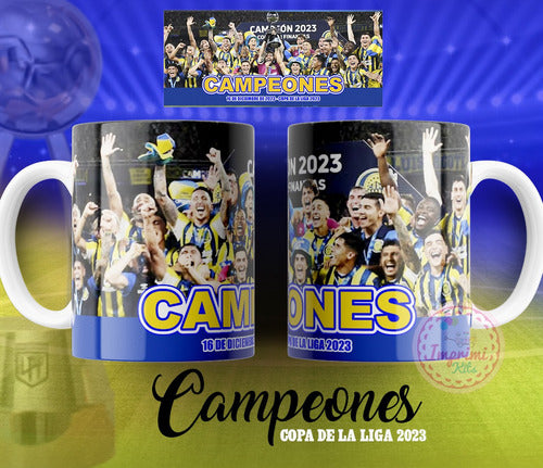 Plantillas Rosario Campeón Sublimar Tazas Copa De La Liga 6