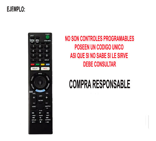 TV LED Remote Control Compatible with LCD Audinac 459 Zuk 4