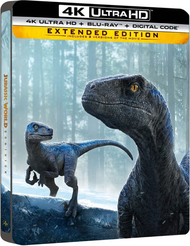 Blu-Ray 4K Ultra HD + Blu-ray Jurassic World Dominion / Steelbook 1