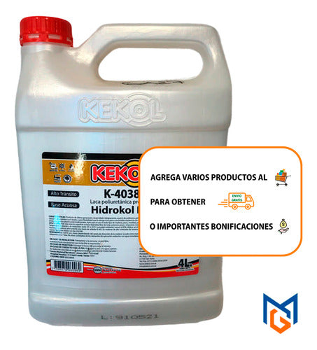 Kekol Hidrokol Madera Plastificante Piso Melacril K4038 4L 7