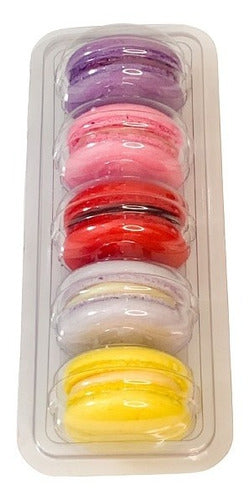 100 Embalagens Para Mini Donuts/macarons 3