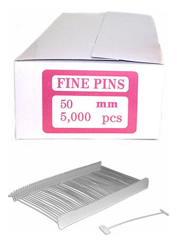 PMTex Tag Pin 5000 Fine 50mm Plastic Seals for Garments 0