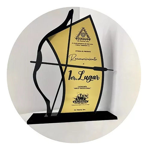 Placa De Acrílico, Trofeos, Premios Diseño Arco 1