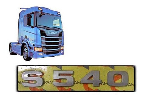 Letreiro Scania S 540 Ntg 2019 2020 2021 0