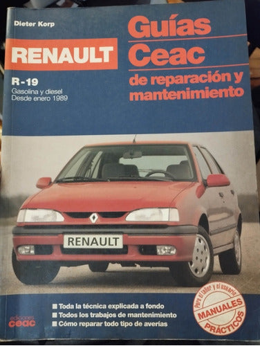 Libro De Reparación Renault 19 Autos Mantenimiento 298 Pag 0