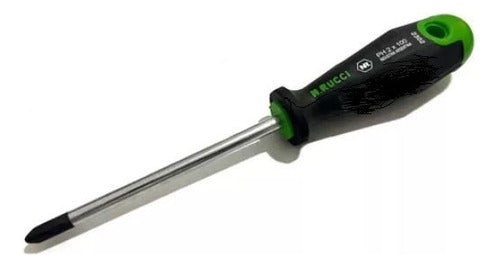 Rucci Phillips Screwdriver Ph2 100mm with Rubber Handle 0